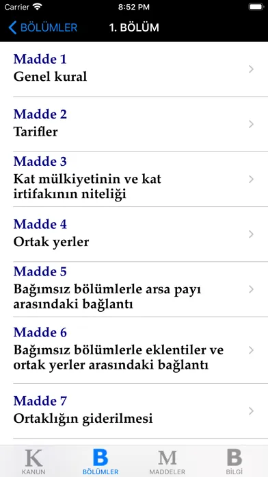 KAT MULKiYETi KANUNU Ekran Görüntüleri