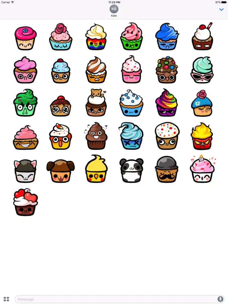 Cupcakes for all occasions iPad  स्क्रीनशॉट