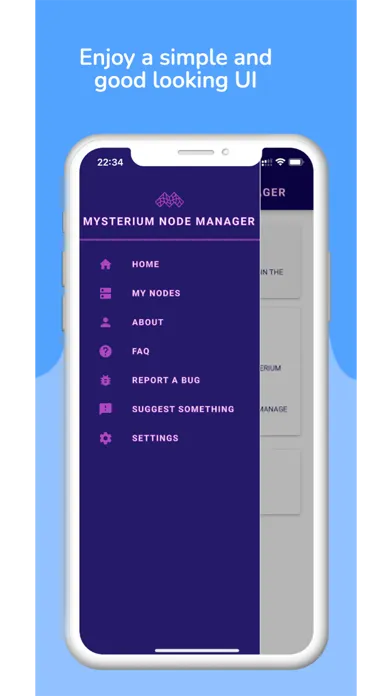 Tangkapan skrin MYST Node Manager