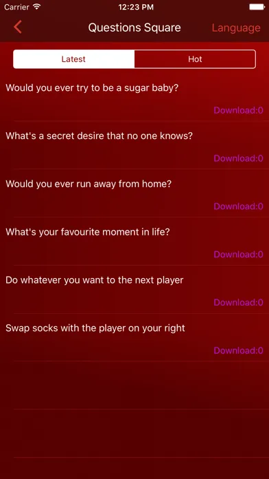 ภาพหน้าจอของ Truth or Dare - Crazy Online Questions