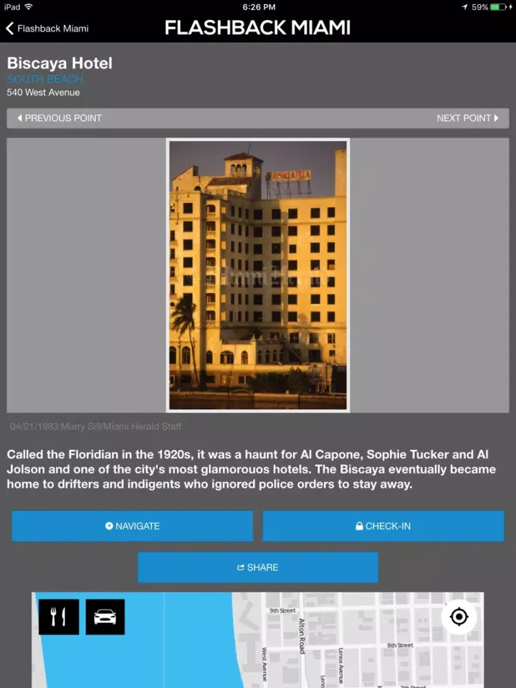 Ảnh chụp màn hình của Flashback Miami iPad 