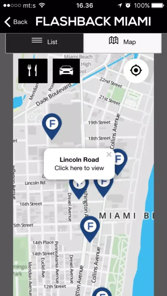 Ảnh chụp màn hình của Flashback Miami