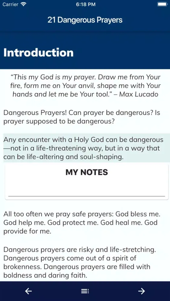21 Dangerous Prayers应用截图
