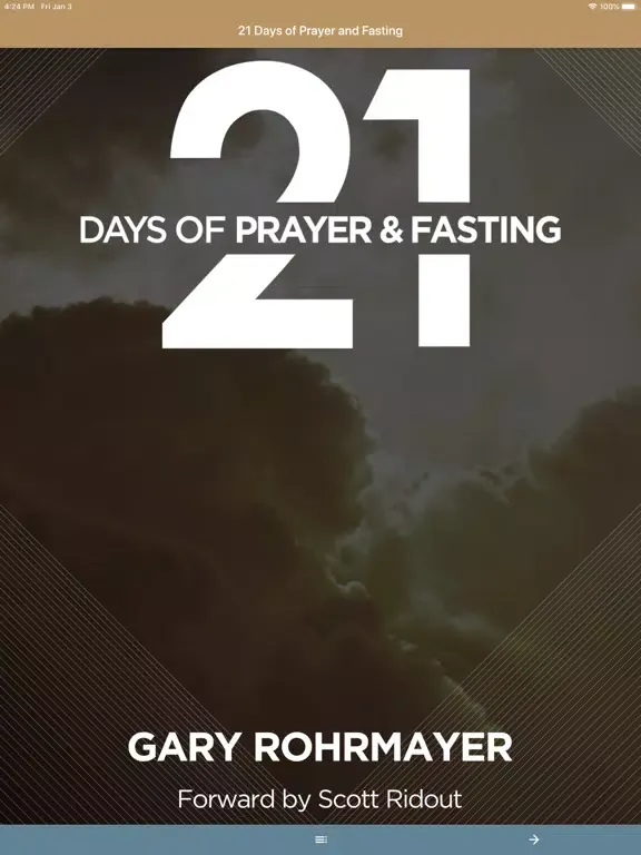 Tangkapan skrin 21 Days of Prayer and Fasting iPad 