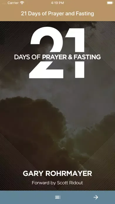 Tangkapan skrin 21 Days of Prayer and Fasting