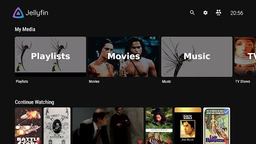 Jellyfin for Android TV应用截图
