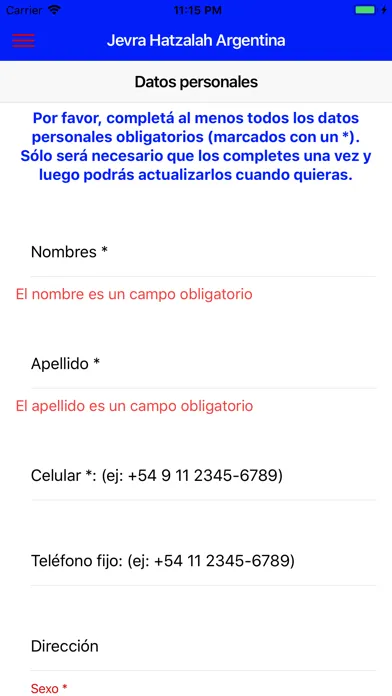 Captures d'écran de Jevra Hatzalah Argentina