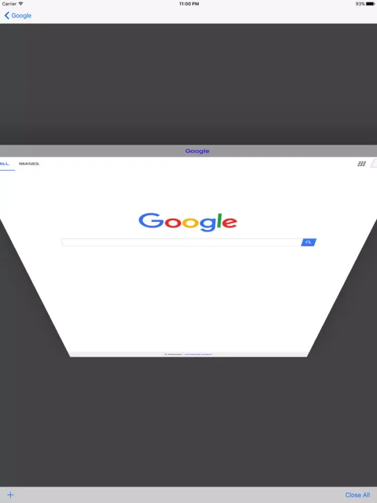 Screenshot di Jia Browser iPad 