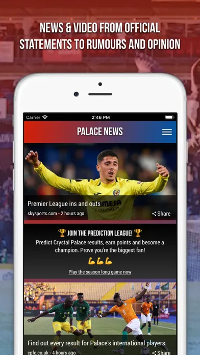 Palace News Screenshots