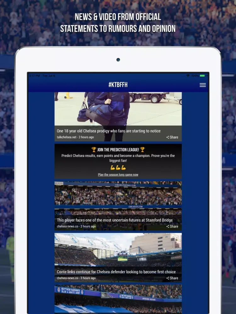 Capturas de tela do Keep the Blue Flag Flying High iPad 