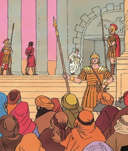 Ảnh chụp màn hình của Historietas Jesús, El Mesías i