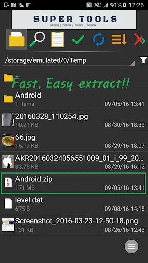 7Zipper - File Explorer (zip,  Screenshots
