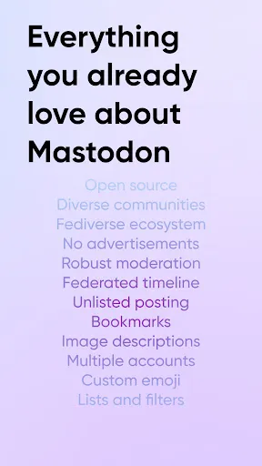 Moshidon for Mastodon Screenshots