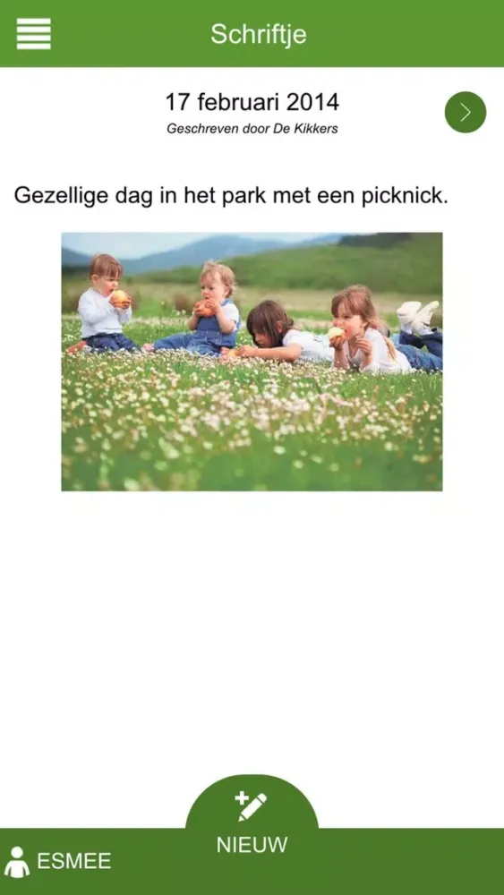 Tangkapan skrin De Kleine Wereld
