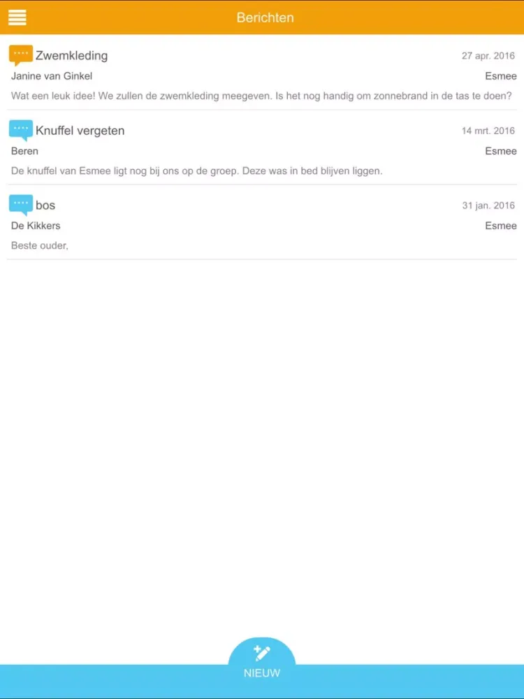 Kinderopvang Zeeuws-Vlaanderen iPad  স্ক্রিনশট
