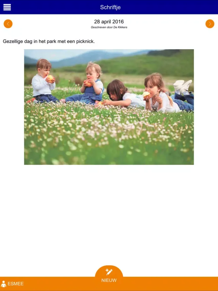 ภาพหน้าจอของ Kinderopvang SKDD iPad 