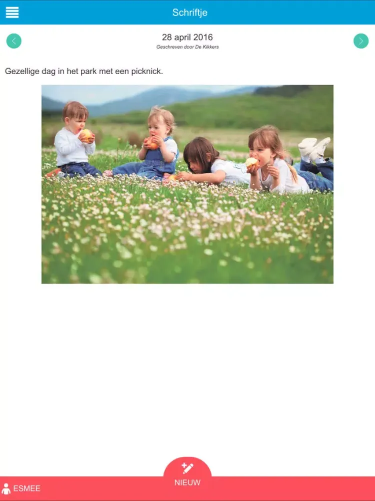 Zrzuty ekranu Kinderopvang Flevoland - SKF iPad 