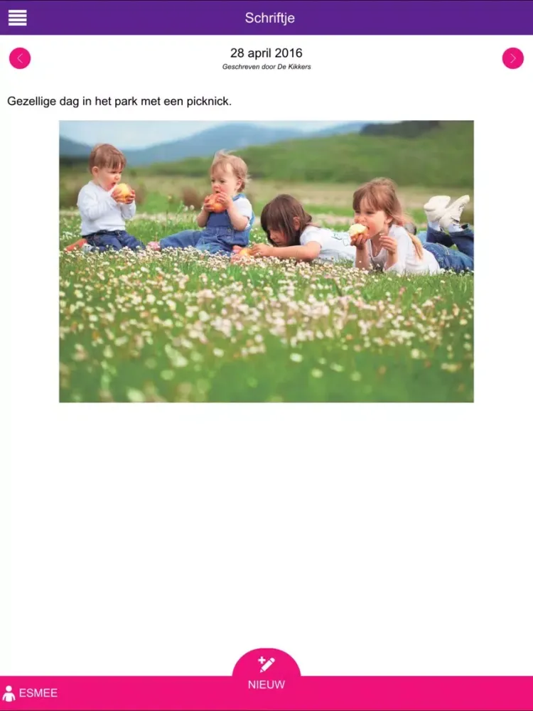 Kinderdagverblijf Stip & Stap iPad  스크린샷