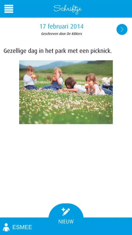 Captures d'écran de Vlietkinderen Ouderportaal