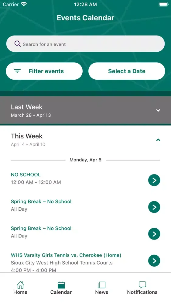 Sioux City Community Schools Screenshots
