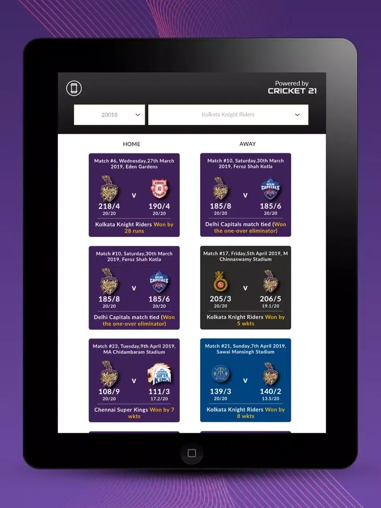 Скриншоты KKR Live iPad 