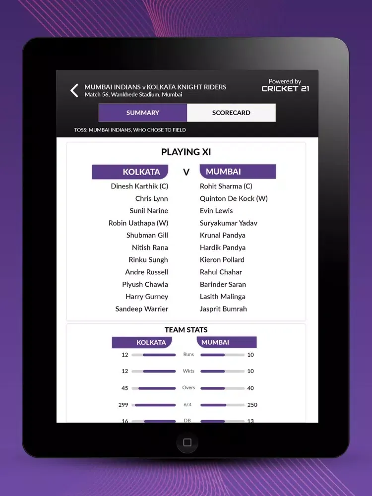 Скриншоты KKR Live iPad 