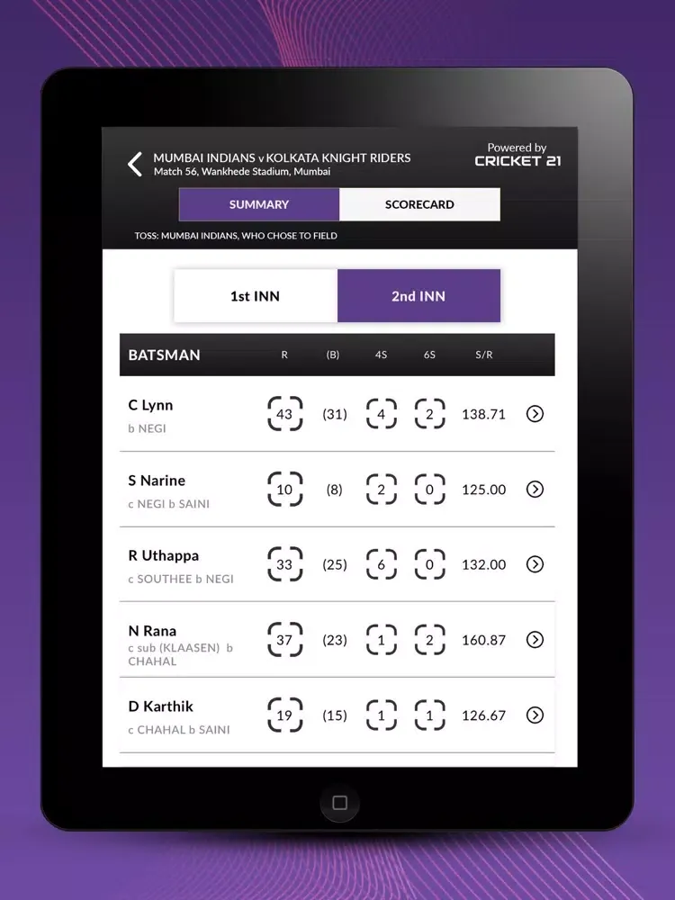 Скриншоты KKR Live iPad 