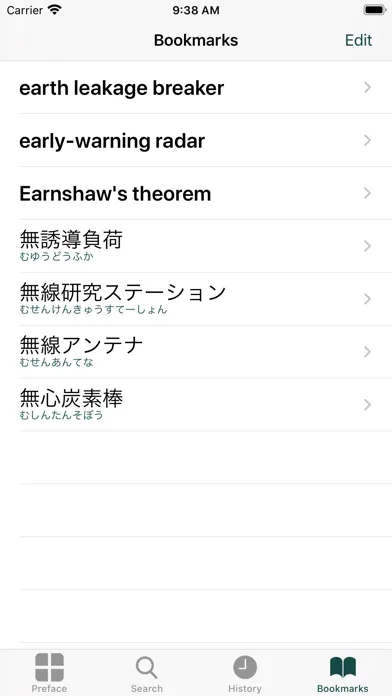 Capturas de tela do Electrical Engn Dict (Jpn-Eng)