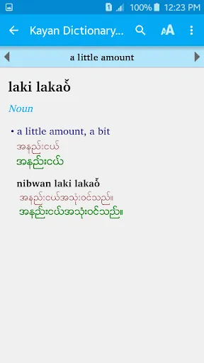Kayan Dictionary 2016—English स्क्रीनशॉट