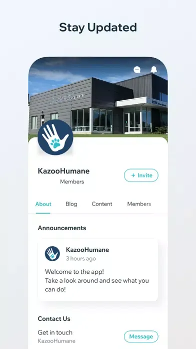 Captures d'écran de Kalamazoo Humane Society