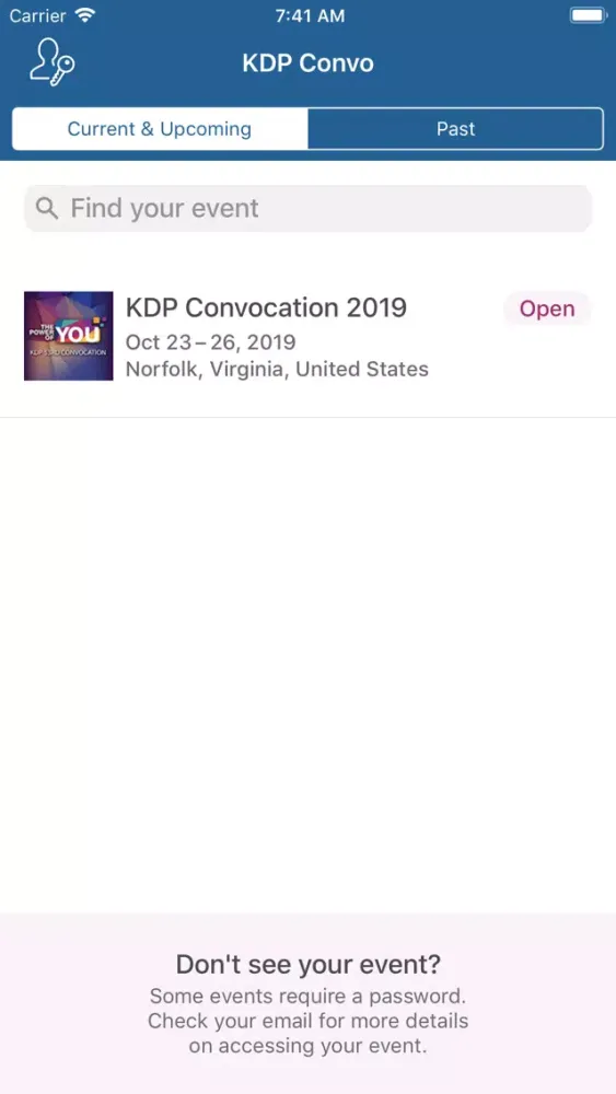 Ảnh chụp màn hình của KDP Convocation