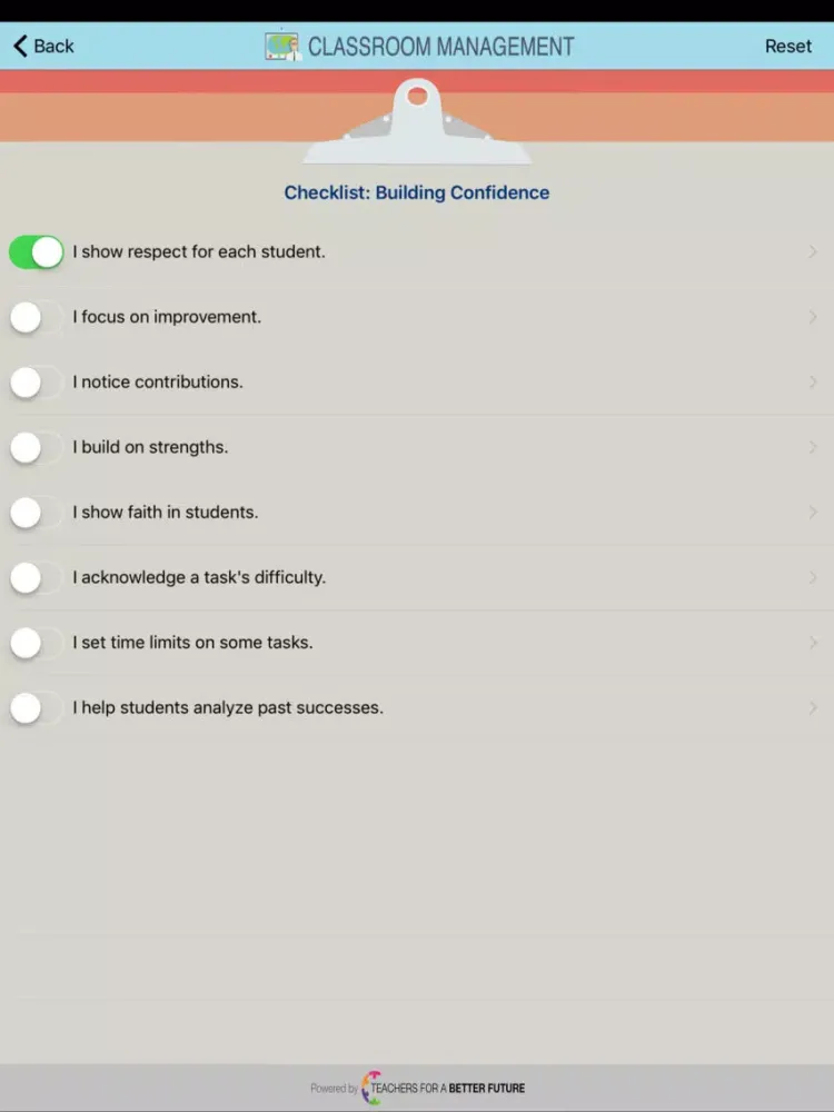 تصاویر Classroom Checklist 7-12 iPad 