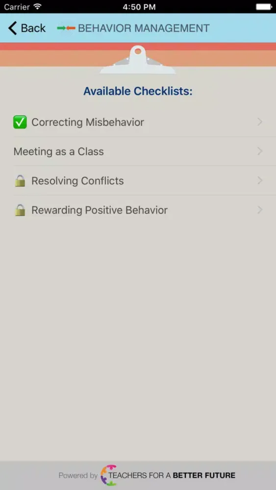 تصاویر Classroom Checklist 7-12