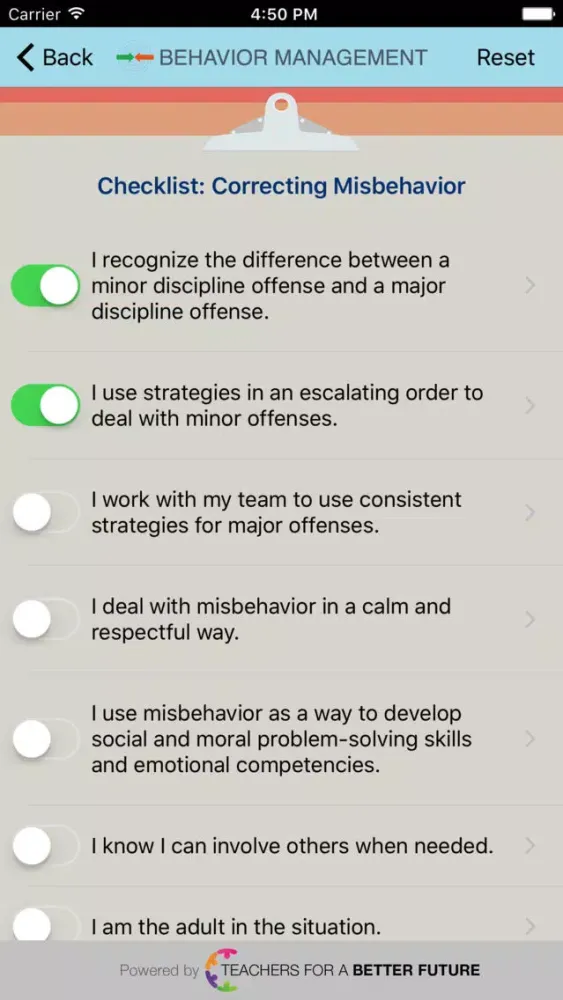 تصاویر Classroom Checklist 7-12
