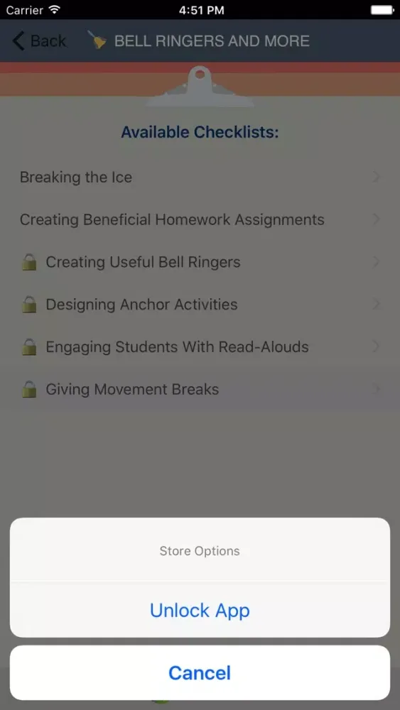 تصاویر Classroom Checklist 7-12