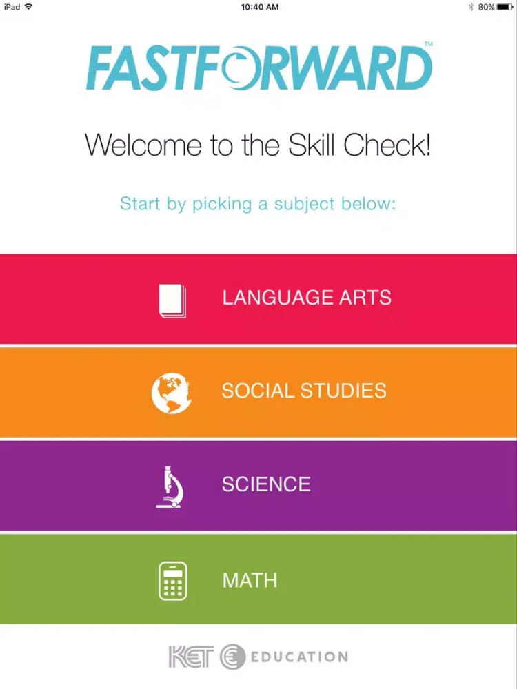 KET FastForward – Skill Check iPad  স্ক্রিনশট