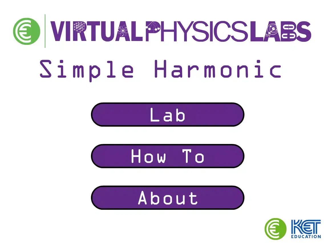 Capturas de pantalla de KET Virtual Physics Labs - Simple Harmonic Motion iPad 