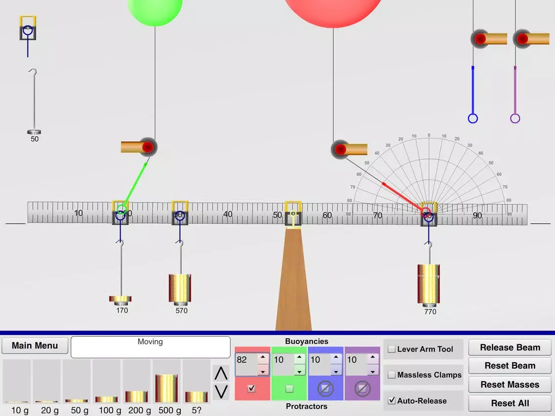 KET Virtual Physics Labs - Torque iPad  스크린샷