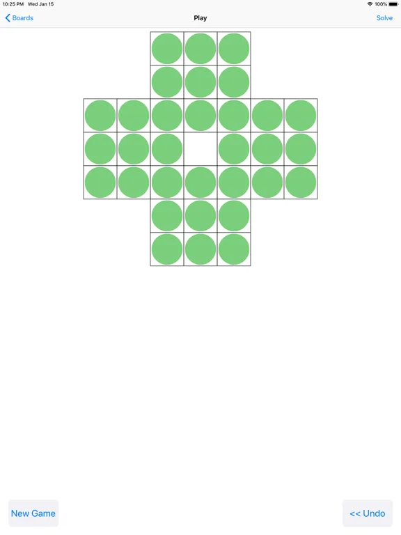 Tangkapan layar Ultimate Peg Solitaire iPad 