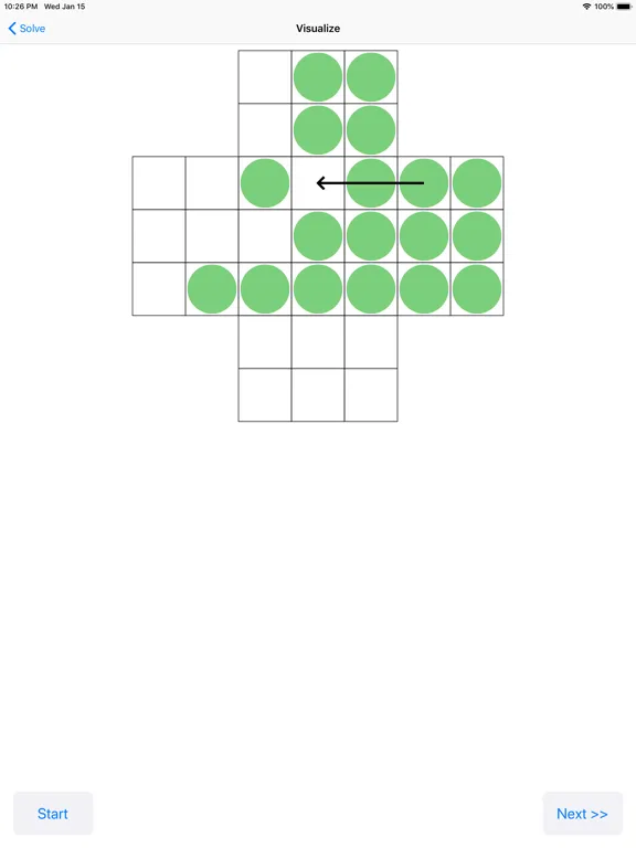 Tangkapan layar Ultimate Peg Solitaire iPad 