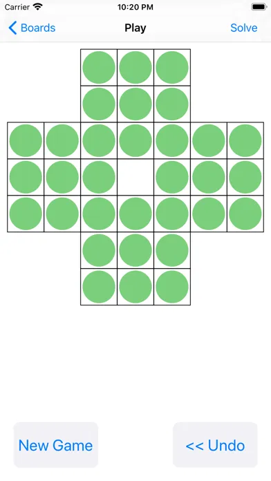 Tangkapan layar Ultimate Peg Solitaire