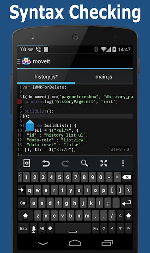 Captures d'écran de AWD - PHP/HTML/CSS/JS IDE