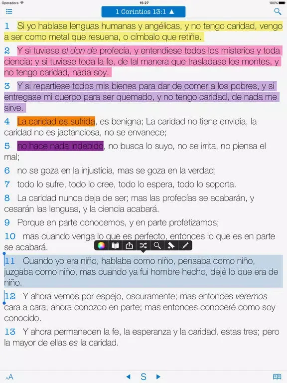 Captures d'écran de Biblia y Comentario Siglo XXI iPad 