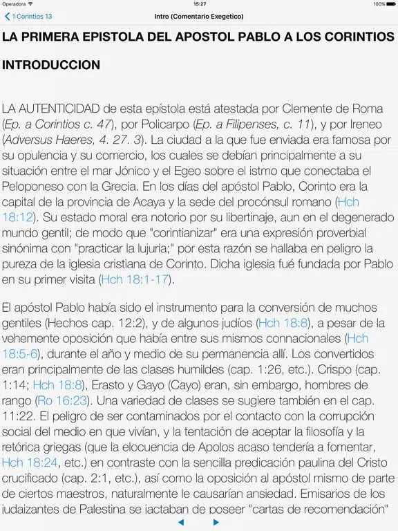 Captures d'écran de Biblia y Comentario Siglo XXI iPad 