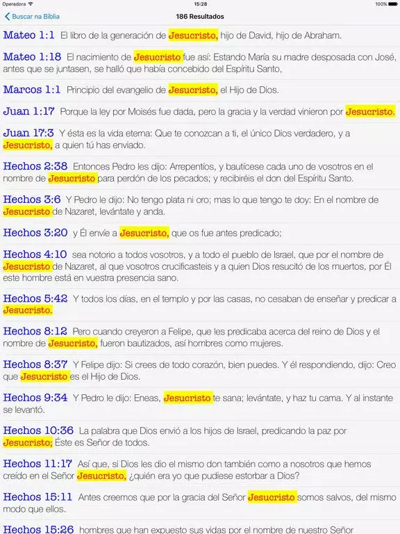 Captures d'écran de Biblia y Comentario Siglo XXI iPad 