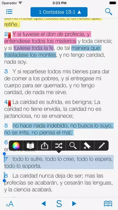 Captures d'écran de Biblia y Comentario Siglo XXI