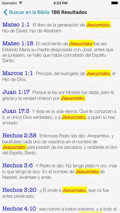 Captures d'écran de Biblia y Comentario Siglo XXI