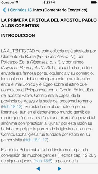Captures d'écran de Biblia y Comentario Siglo XXI