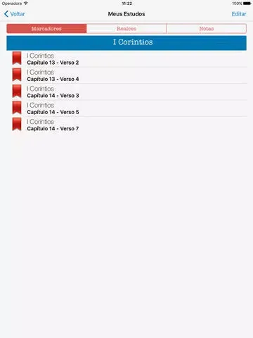 Captures d'écran de Holy Bible Audio in Portuguese iPad 