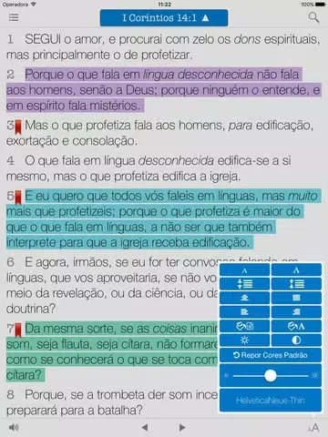 Captures d'écran de Holy Bible Audio in Portuguese iPad 